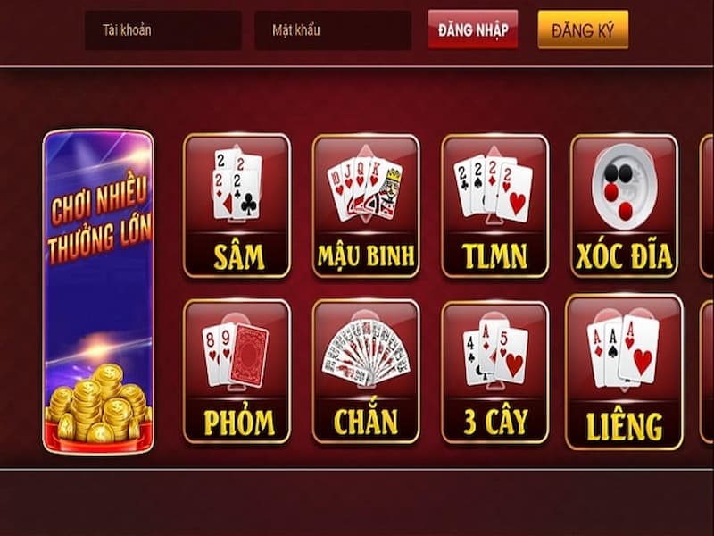 Game đánh bài đổi thưởng rút tiền mặt 